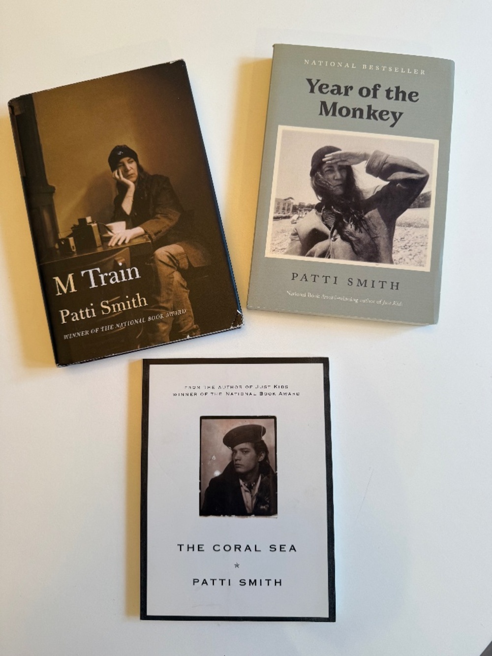 Patti Smith Book Bundle M Train The Coral Sea Year of the Monkey